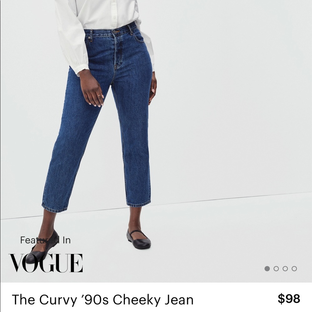 Everlane Curvy 90’s Cheeky Jean size 27